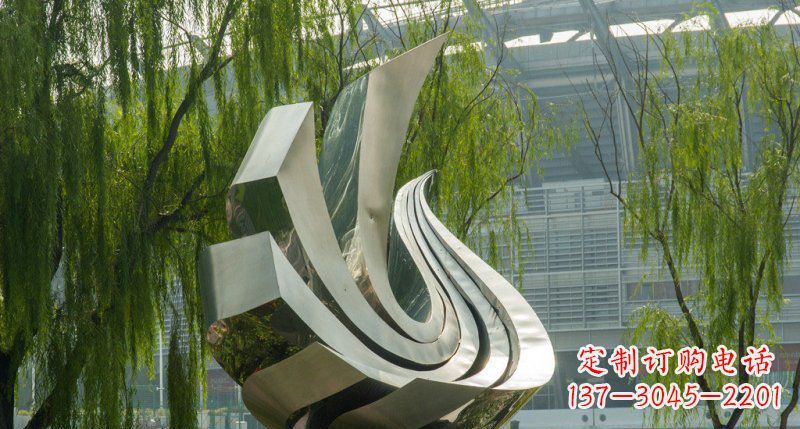 贵阳不锈钢凤凰雕塑美丽的象征