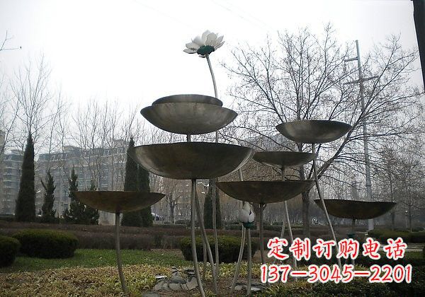 贵阳不锈钢荷花雕塑浪漫与优雅的融合