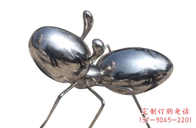 贵阳不锈钢抽象蚂蚁雕塑