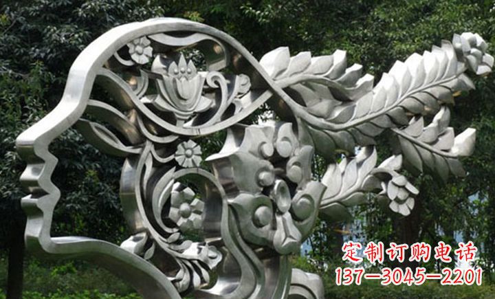 贵阳不锈钢头像雕塑——精美绝伦