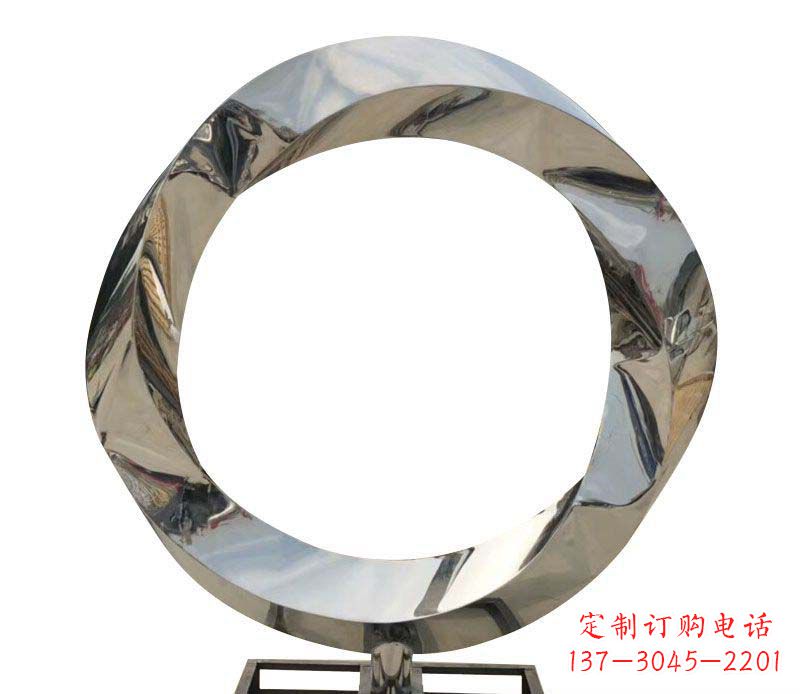 贵阳不锈钢圆环雕塑——精美而优雅