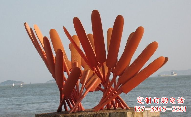 贵阳精美不锈钢船桨雕塑