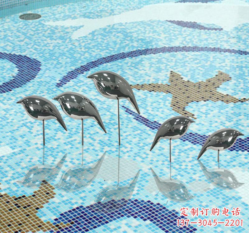 贵阳不锈钢创意鸽子雕塑展现精致美感