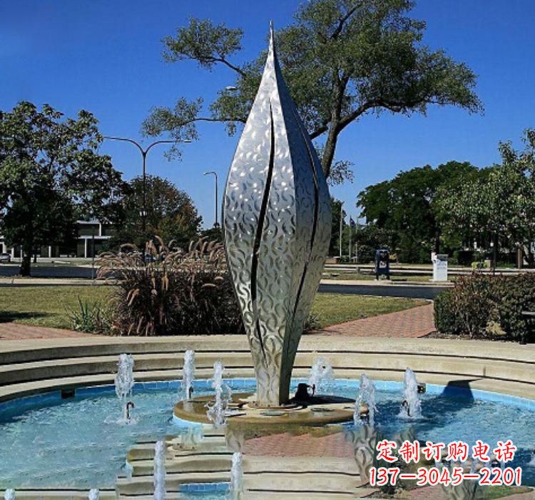 贵阳不锈钢创意喷泉雕塑