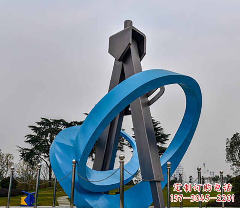 贵阳精美的不锈钢圆规雕塑
