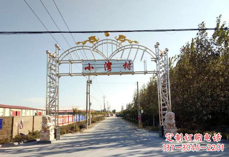 贵阳不锈钢牌坊雕塑让美丽的传统永存