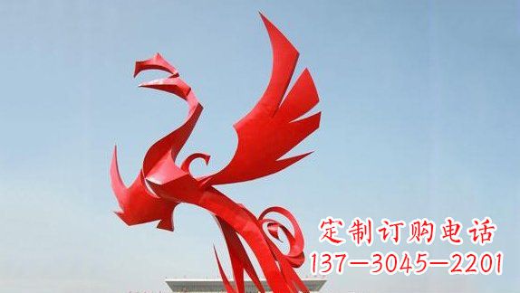贵阳不锈钢凤凰雕塑