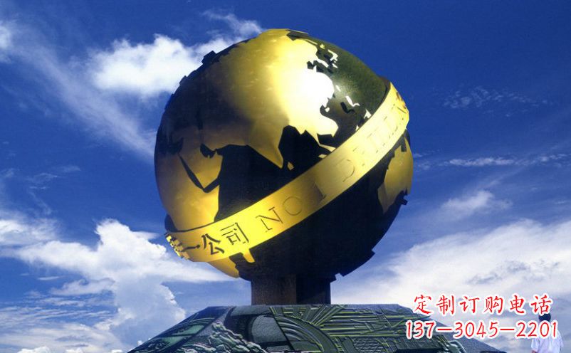 贵阳不锈钢地球雕塑传承持久的环保理念