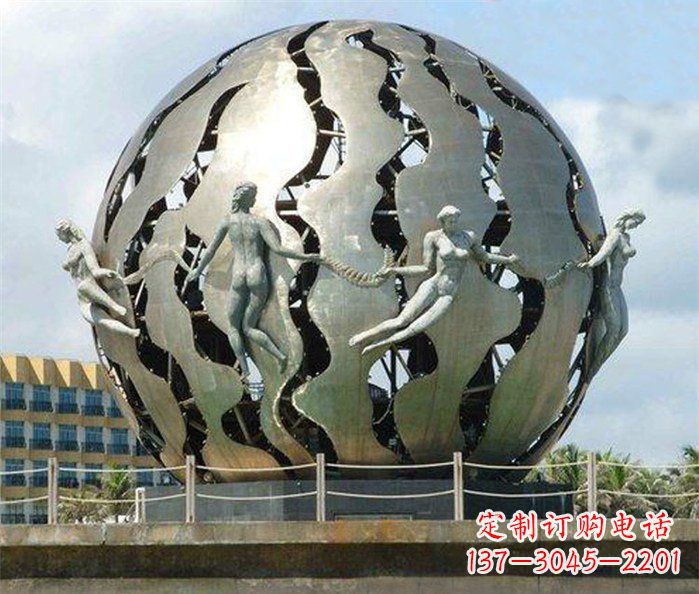 贵阳不锈钢地球雕塑一座精致而又充满着力量的艺术作品
