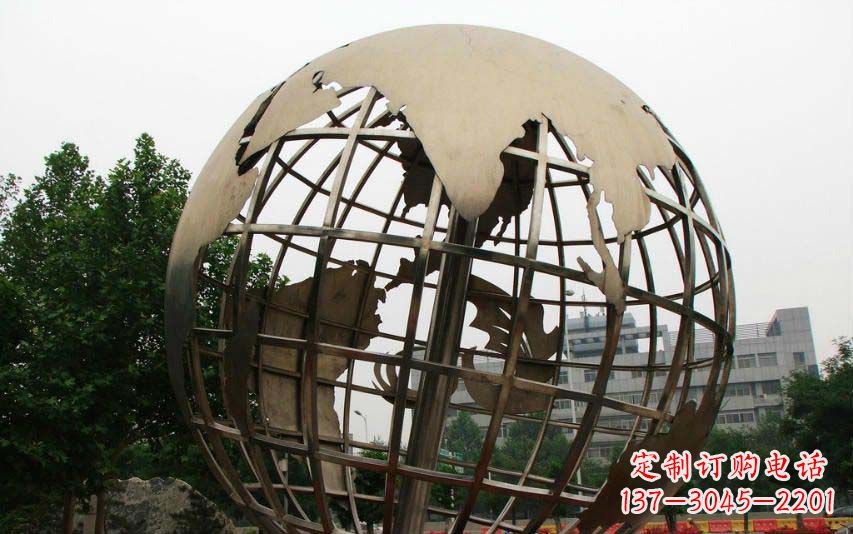 贵阳不锈钢地球雕塑精彩的艺术景观
