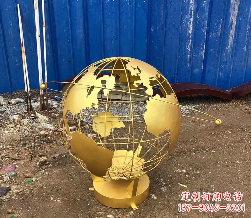 贵阳精美不锈钢地球仪雕塑