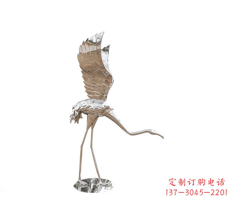 贵阳不锈钢火烈鸟雕塑灿烂耀眼的艺术之作