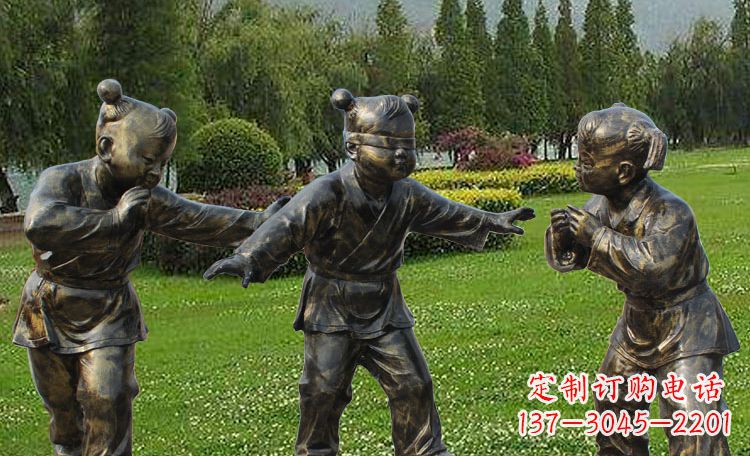 贵阳儿童的心灵世界——不锈钢儿童雕塑