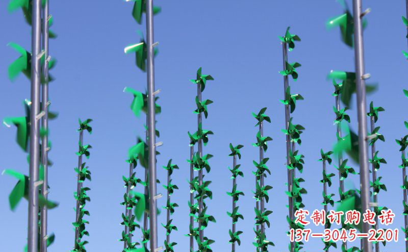 贵阳不锈钢风车雕塑灵动而又精致