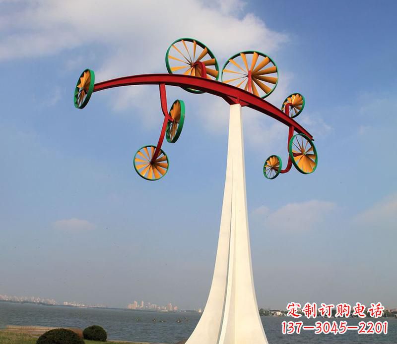 贵阳不锈钢风车雕塑艺术美学的完美结合