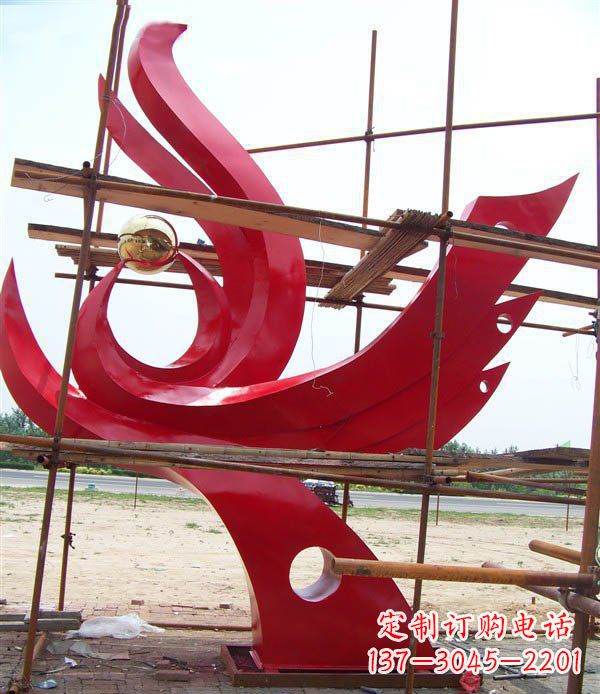 贵阳凤凰展翅高飞——不锈钢凤凰明珠广场景观雕塑