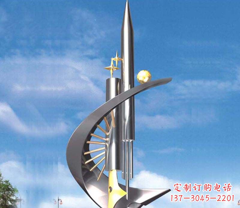 贵阳不锈钢笔雕塑艺术与精美的完美结合
