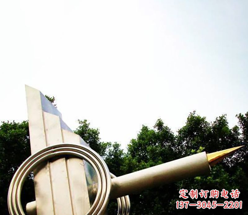 贵阳不锈钢钢笔雕塑把简单的钢笔变成艺术品