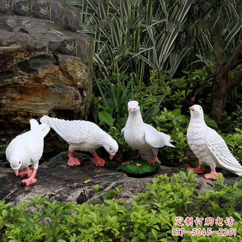 贵阳不锈钢鸽子立体雕塑精美雕塑点缀美好生活