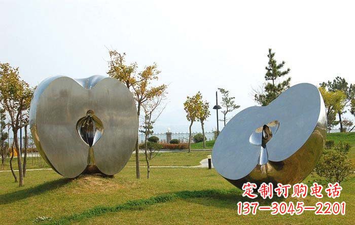 贵阳不锈钢苹果雕塑——珍贵的艺术瑰宝
