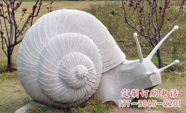 贵阳不锈钢蜗牛雕塑——让艺术与自然相结合