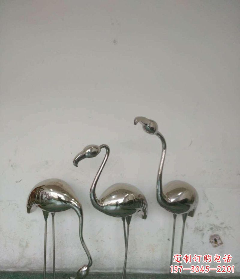 贵阳不锈钢火烈鸟雕塑精美的艺术之作