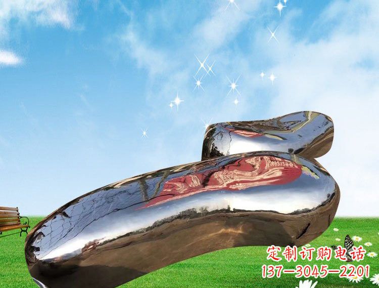 贵阳精美的不锈钢鹅卵石雕塑