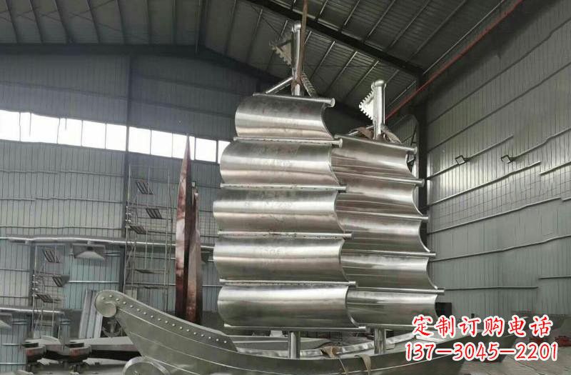贵阳不锈钢帆船雕塑海洋的象征