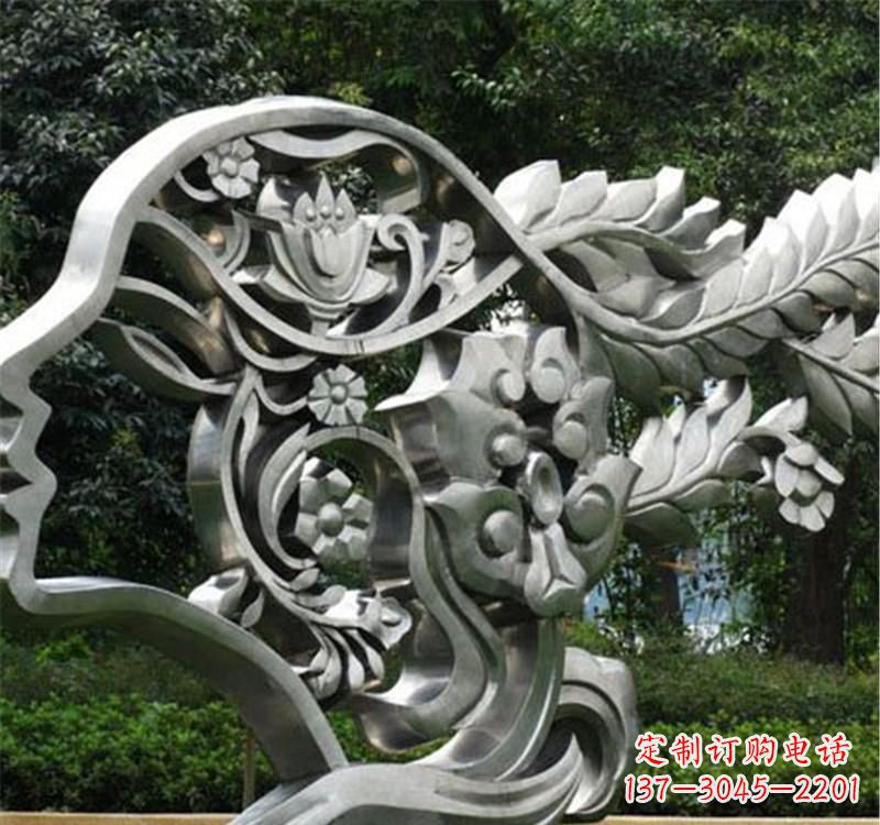 贵阳不锈钢雕塑美丽的象征