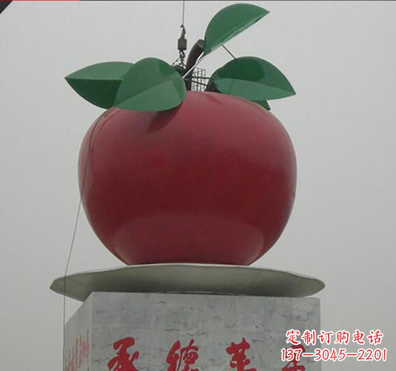 贵阳不锈钢苹果雕塑一件充满艺术气息的作品