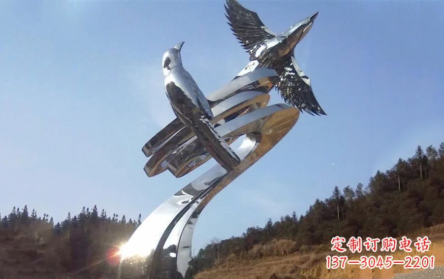 贵阳不锈钢动物雕塑——美化城市环境