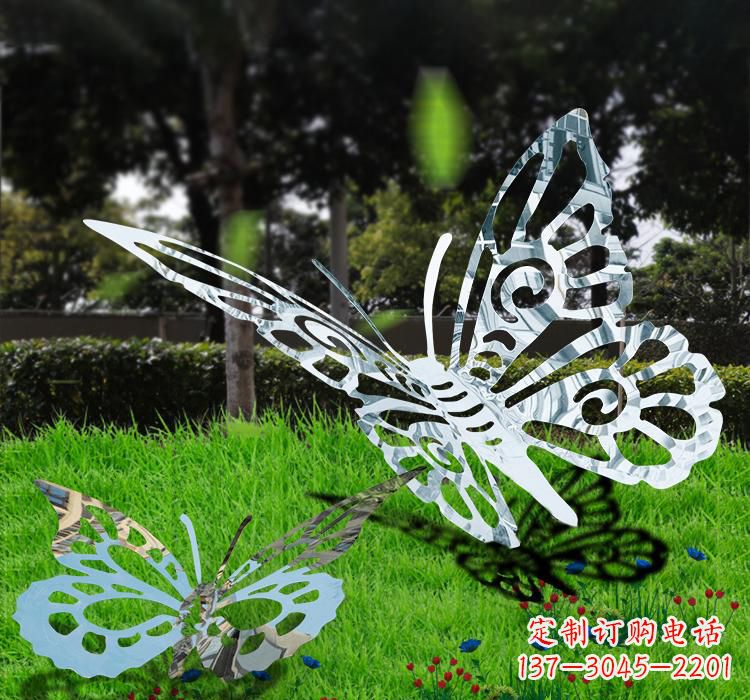贵阳不锈钢蝴蝶昆虫雕塑
