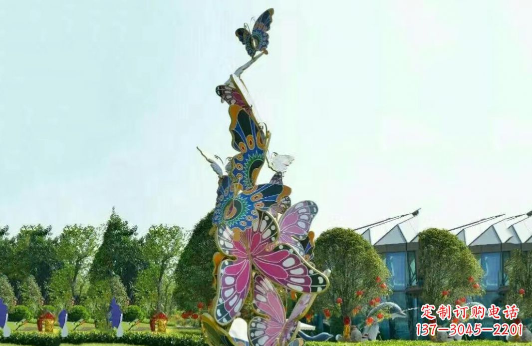 贵阳不锈钢蝴蝶美丽的雕塑之美