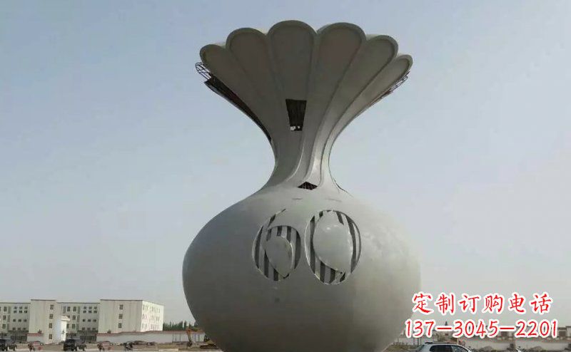 贵阳不锈钢花篮雕塑精美绝伦