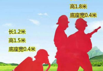 贵阳表彰消防英雄——不锈钢消防员人物雕塑