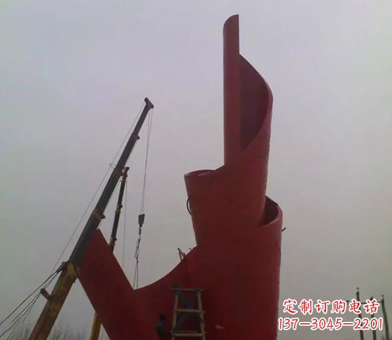 贵阳不锈钢火炬雕塑点燃社会进步的火炬