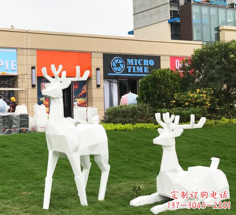 贵阳不锈钢小鹿雕塑艺术之美
