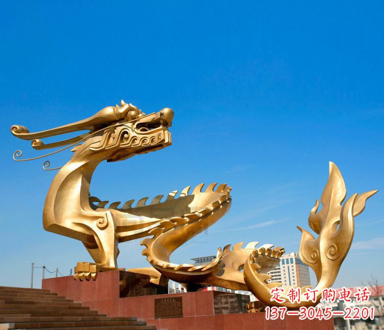 贵阳不锈钢金龙——雕塑之美