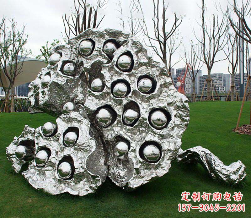 贵阳不锈钢莲蓬雕塑——精美极致的艺术品