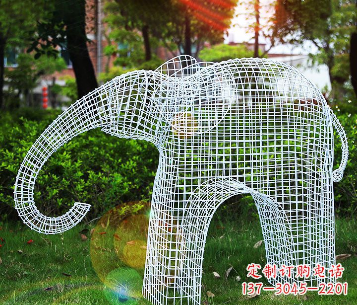 贵阳不锈钢大象雕塑给城市带来美丽的艺术