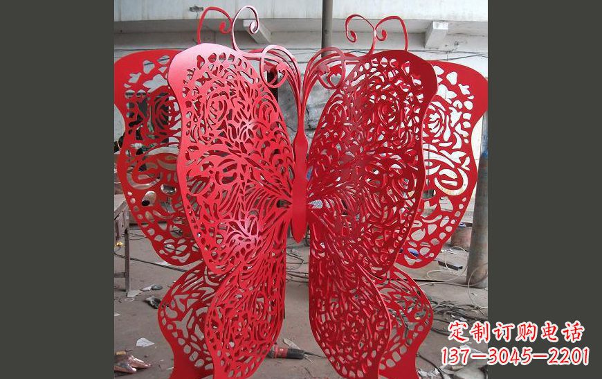 贵阳不锈钢蝴蝶公园景观雕塑