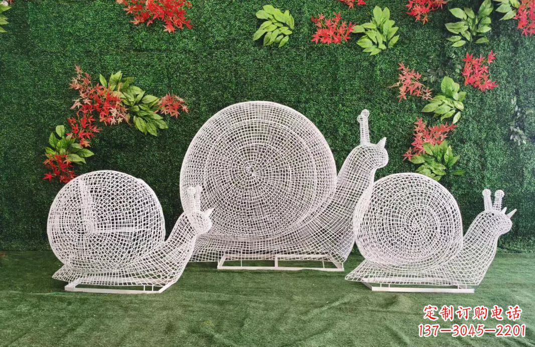 贵阳不锈钢镂空蜗牛雕塑艺术技艺的精致之美