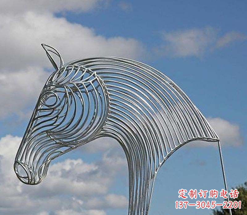 贵阳不锈钢马头雕塑抽象雕塑的新突破