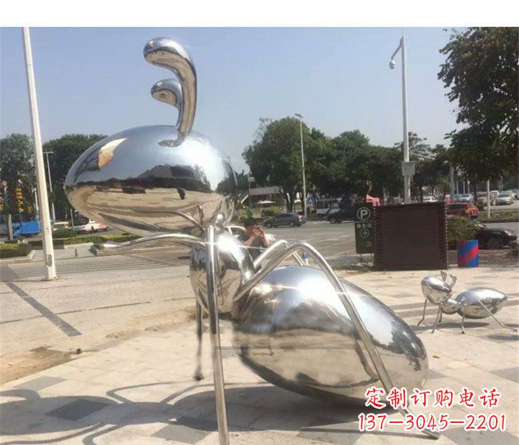 贵阳不锈钢蚂蚁雕塑艺术与自然的完美结合