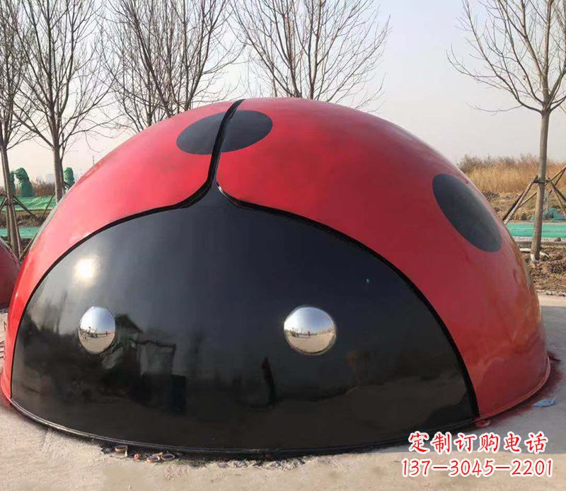 贵阳不锈钢瓢虫雕塑精致的艺术之美