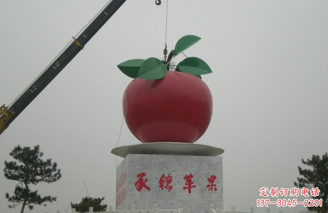 贵阳不锈钢苹果雕塑精美绝伦的艺术杰作