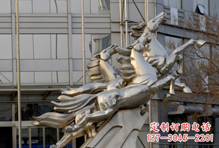 贵阳不锈钢马雕塑——精致的艺术瑰宝