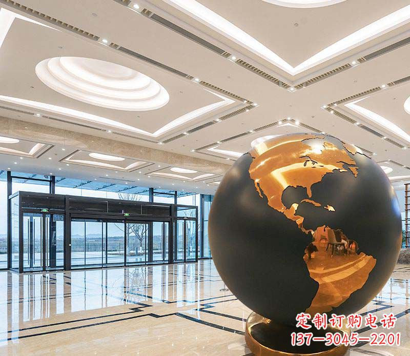 贵阳不锈钢地球仪雕塑精美绝伦