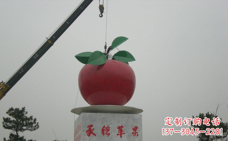 贵阳不锈钢苹果雕塑艺术与美学的完美结合