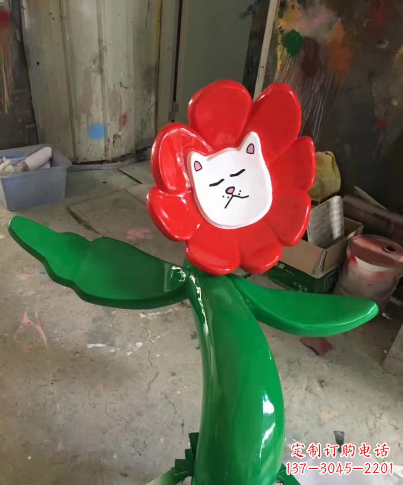贵阳不锈钢太阳花雕塑美丽的景观装饰